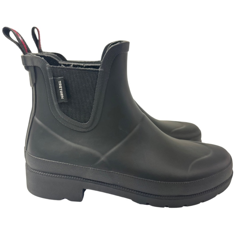 Tretorn‎ Lina Black Chelsea Rain Boots Women’s Size 5 – New Without Tags